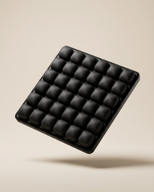 FULVON Air Cushion Pro Schwarz — Floating Hero Premium Sandstone